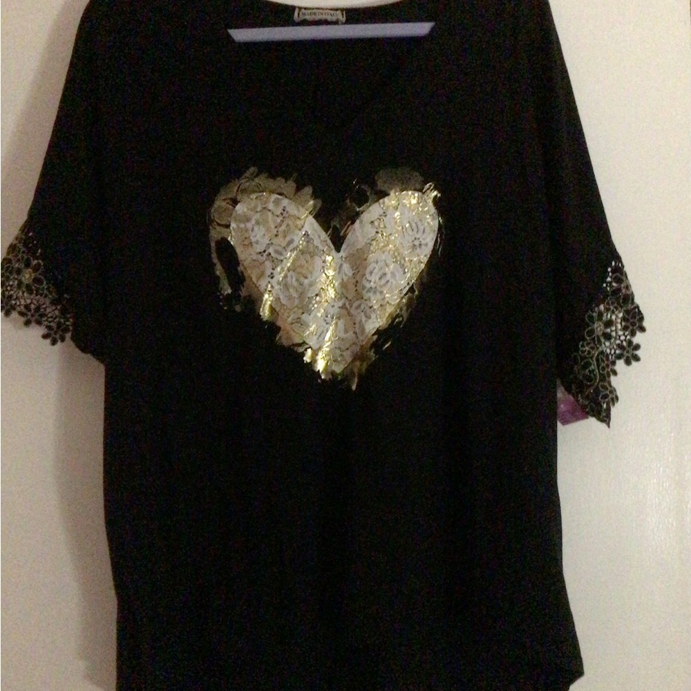 Made in Italy Heart Tee Shirt